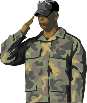 Soldier, Saluting, Salute, Man, Person, General - Military Clipart, HD Png Download PNG image with transparent background