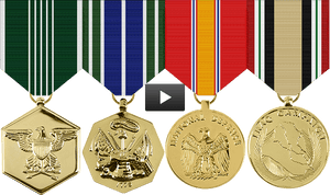 Military_ Service_ Medals PNG image with transparent background