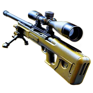 Military Sniper Rifle Outline Png Iib27 PNG Image