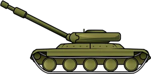 Military Tank Illustration PNG Image