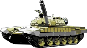 Military Tank Illustration PNG Image