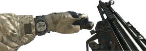 Image Mp5 Reload Mw3 Png The Call Of Duty Wiki Black - Revolver, Transparent Png PNG image with transparent background