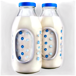 Milk Bottle Label Png Mop PNG Image