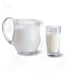Milk in Glassware PNG ikk63 PNG image with transparent background