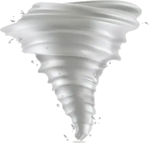 Milk Tornado Artistic Rendering PNG Image