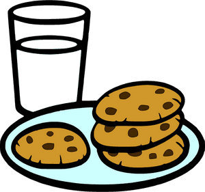 Cookies And Milk Big - Milk And Cookies Svg, HD Png Download PNG image with transparent background