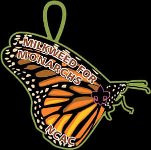 Milkweedfor Monarchs Logo PNG image with transparent background
