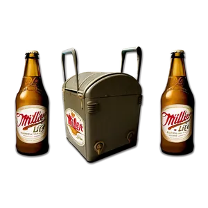 Miller High Life Vintage Cooler Png 11 PNG Image