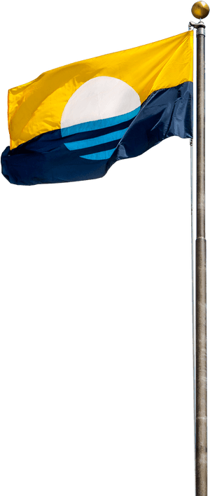 Milwaukee City Flag Waving PNG image with transparent background