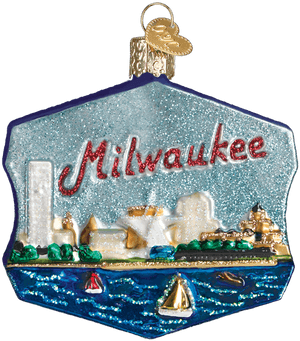 Milwaukee Sparkling Ornament PNG image with transparent background
