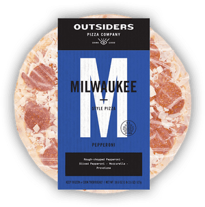 Milwaukee Style Pepperoni Pizza Packaging PNG image with transparent background