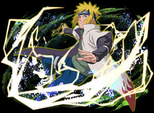 Minato Namikaze Rasengan Formation PNG image with transparent background