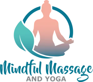 Mindful Massage Yoga Logo PNG Image