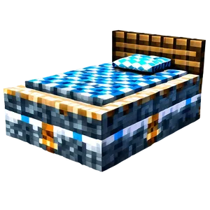 Minecraft Bed Crafting Png Hep PNG Image