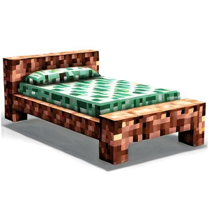 Minecraft Bed Crafting Png Wgg30 PNG Image