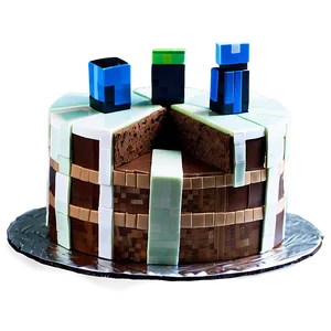 Minecraft Cake D PNG Image