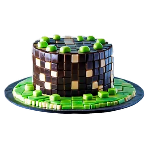 Minecraft Cake For Kids Png Fyl PNG Image