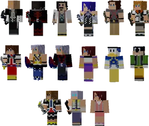 Minecraft_ Character_ Skins_ Collection PNG Image