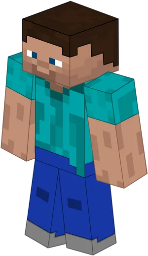 Minecraft Character Steve Graphic PNG Image