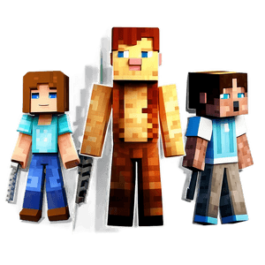 Minecraft Characters PNG dbg36 PNG image with transparent background