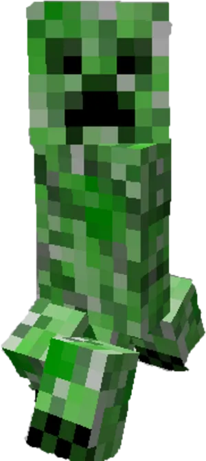 Minecraft Creeper Character PNG Image