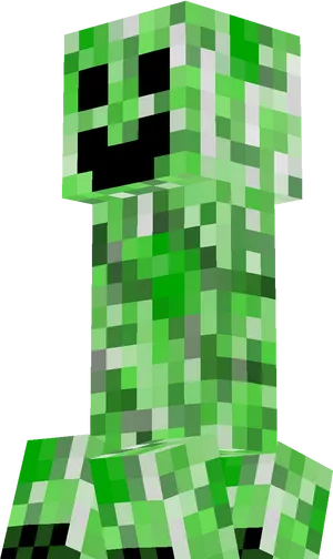 Minecraft Creeper Character PNG Image