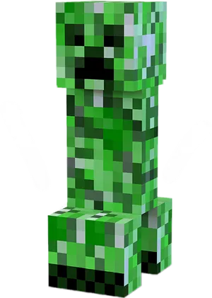 Minecraft Creeper Character PNG Image