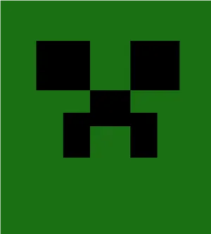 Minecraft Creeper Face Icon PNG Image