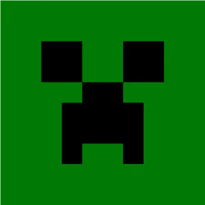 Minecraft Creeper Face Icon PNG Image