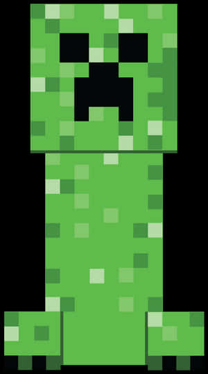 Minecraft_ Creeper_ Face_ Vector PNG image with transparent background