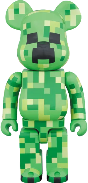 Minecraft Creeper Figure Collectible PNG Image