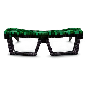 Minecraft Creeper Glasses Png Ytu PNG Image