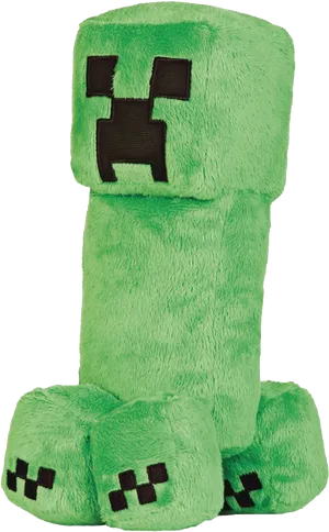 Minecraft Creeper Plush Toy PNG Image