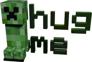 Minecraft Creeper3 D Model PNG Image