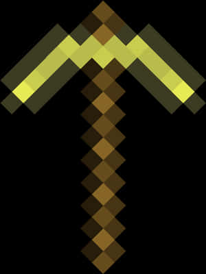 Minecraft Diamond Pickaxe Icon PNG image with transparent background
