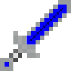 Minecraft Diamond Sword Icon PNG Image