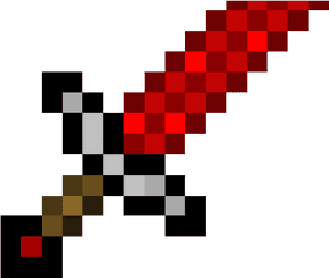 Minecraft Gold Sword Png For Kids - Minecraft Story Mode Enchanted Diamond Sword PNG