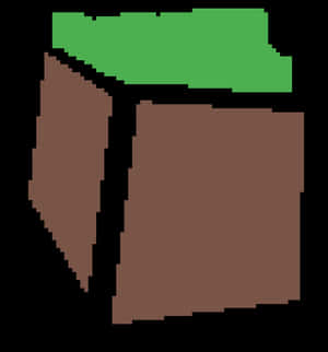 Minecraft Dirt Block Icon PNG image with transparent background
