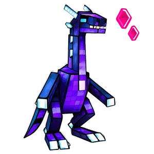 Minecraft Ender Dragon Graphic Png Vfl79 PNG Image