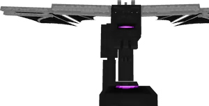 Minecraft Ender Dragon Model PNG Image