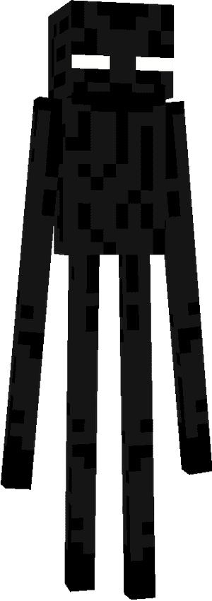 Enderman Clipart - Minecraft Enderman Clipart, HD Png Download PNG