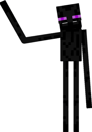 Graphic Transparent Library Endie Willcraft Animations - Minecraft Monster School Enderman, HD Png Download PNG