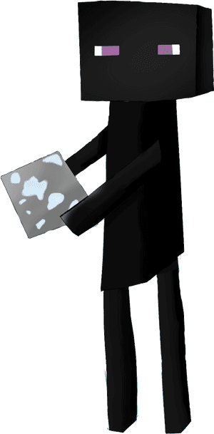 Minecraft Enderman Clipart - Minecraft Cartoon Mob Transparent, HD Png Download PNG