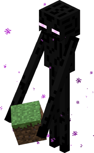 Minecraft Enderman, HD Png Download PNG