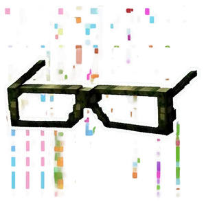 Minecraft Glasses C PNG Image