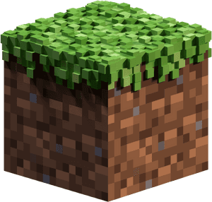 Minecraft Grass Block 3d, HD Png Download PNG