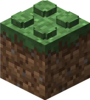 Minecraft_ Grass_ Block_ Icon PNG Image