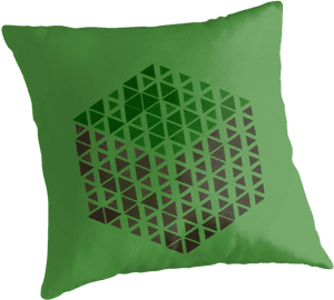 Minimalistic Minecraft Grass Block - Cushion, HD Png Download PNG