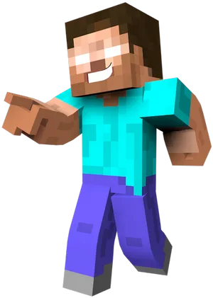 Minecraft Herobrine Character PNG Image