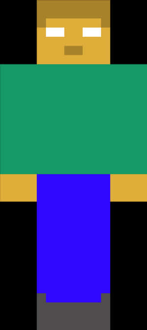 Minecraft Herobrine Character PNG